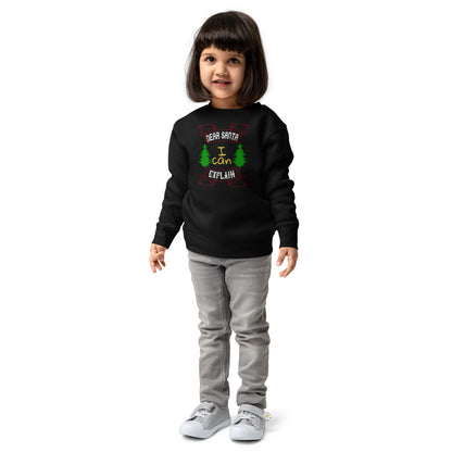 Dear Santa I Can Explain Christmas Toddler Sweatshirt