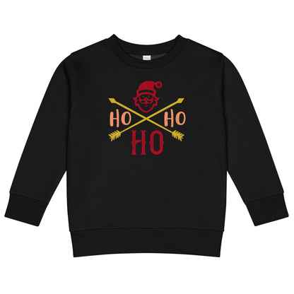 Ho Ho Ho Santa Christmas Toddler Sweatshirt