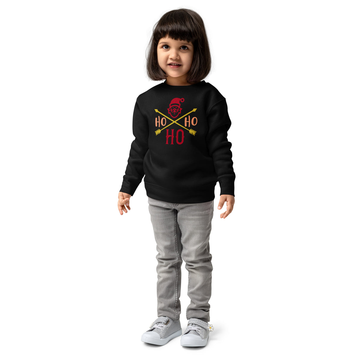 Ho Ho Ho Santa Christmas Toddler Sweatshirt