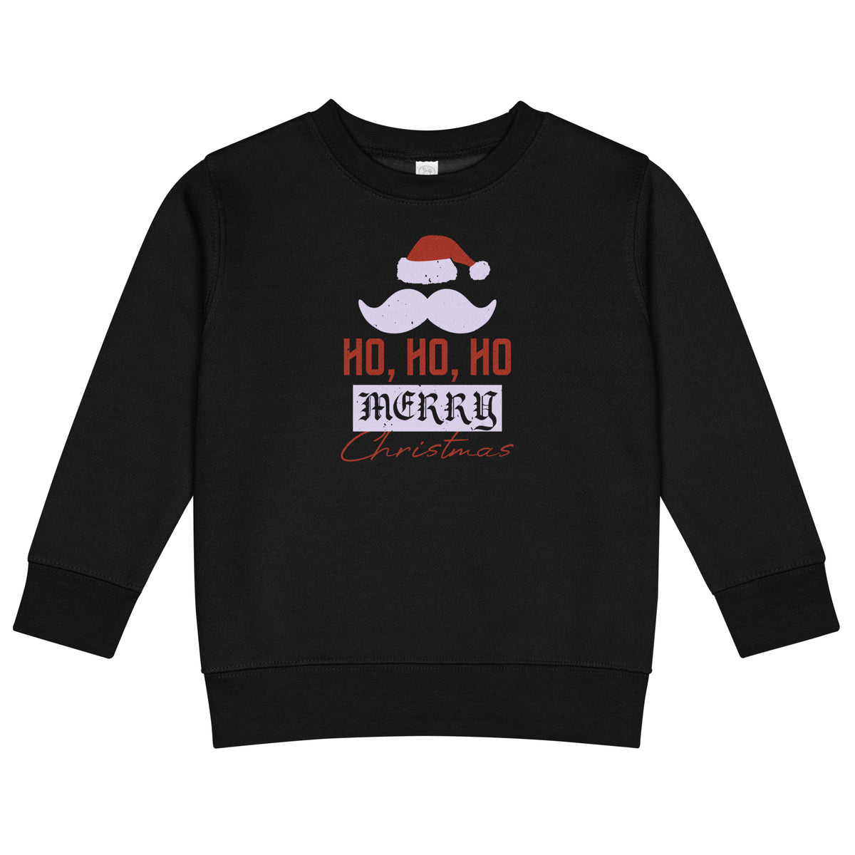 Ho Ho Ho Merry Christmas Toddler Sweatshirt