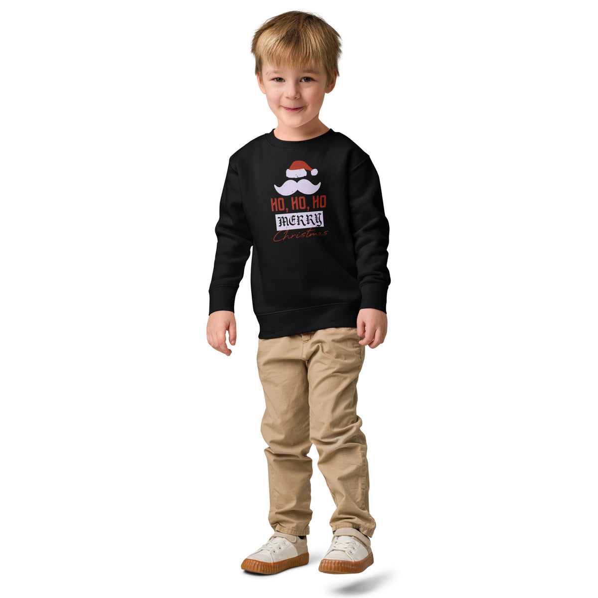 Ho Ho Ho Merry Christmas Toddler Sweatshirt