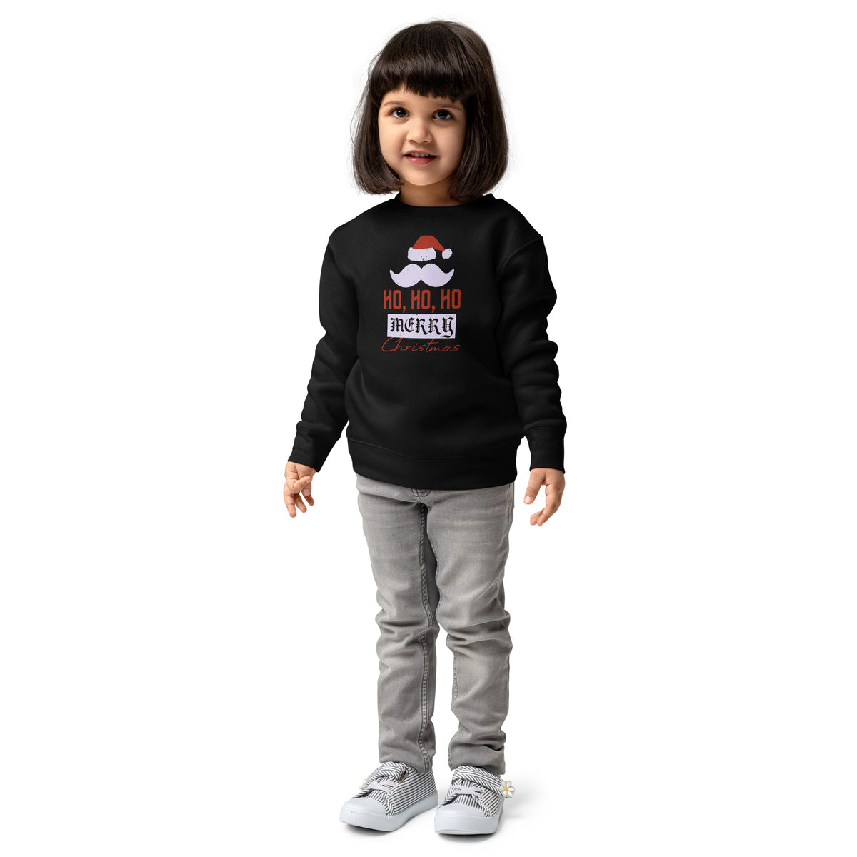 Ho Ho Ho Merry Christmas Toddler Sweatshirt