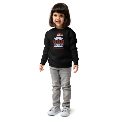 Ho Ho Ho Merry Christmas Toddler Sweatshirt