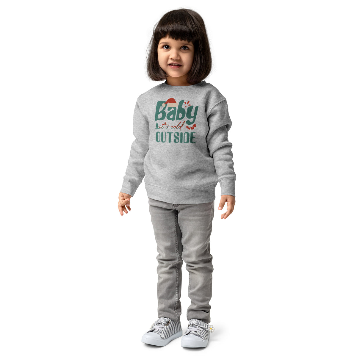 Baby, It's Cold Outside Christmas Toddler Sweatshirt