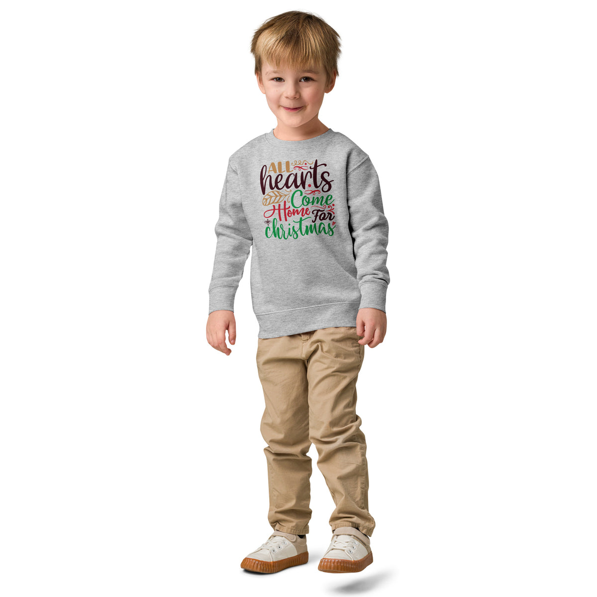 All Hearts Come Home for Christmas Toddler Sweatshirt