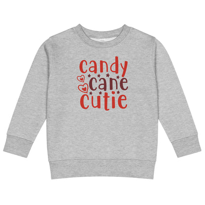 Candy Cane Cutie Christmas Toddler Sweatshirt
