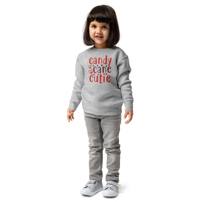 Candy Cane Cutie Christmas Toddler Sweatshirt