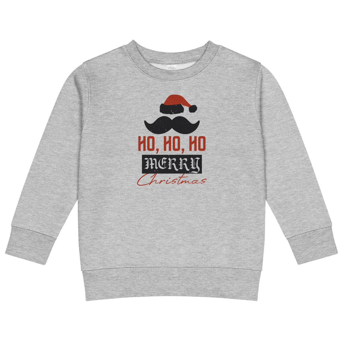 Ho Ho Ho Merry Christmas Toddler Sweatshirt