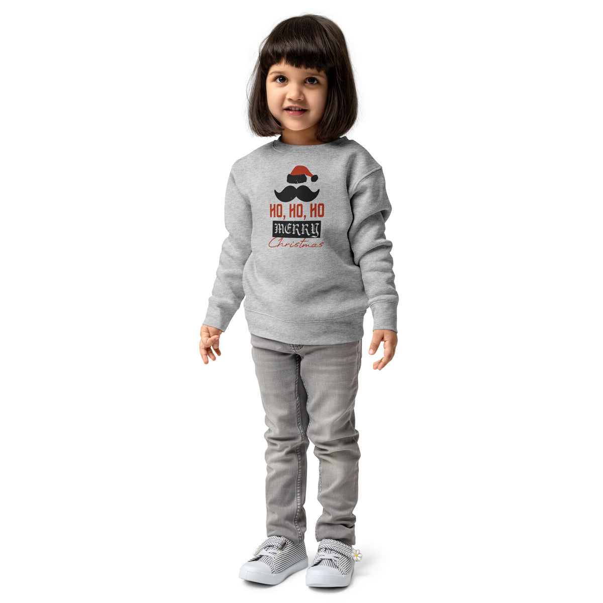 Ho Ho Ho Merry Christmas Toddler Sweatshirt