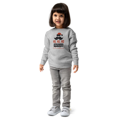 Ho Ho Ho Merry Christmas Toddler Sweatshirt