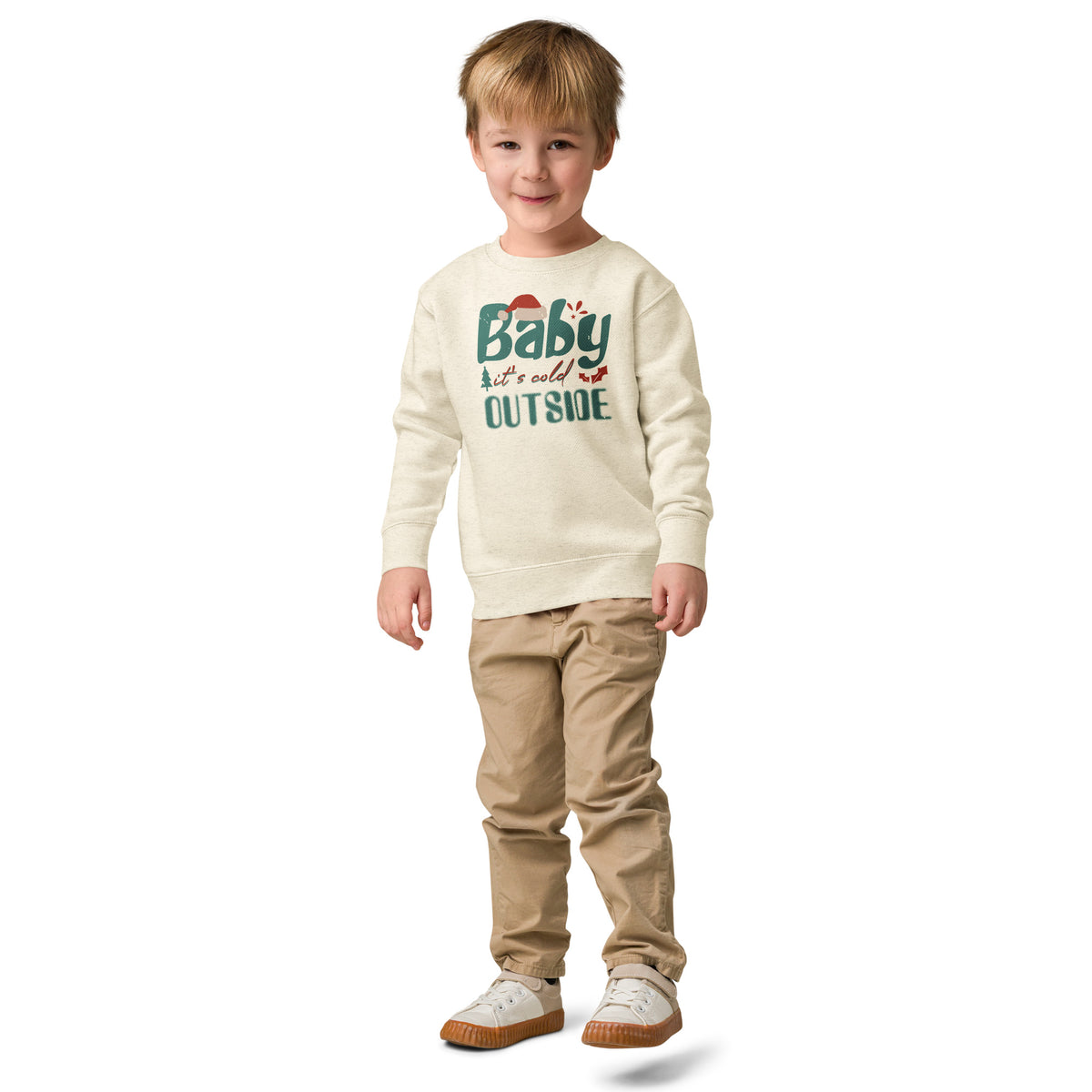 Baby, It's Cold Outside Christmas Toddler Sweatshirt