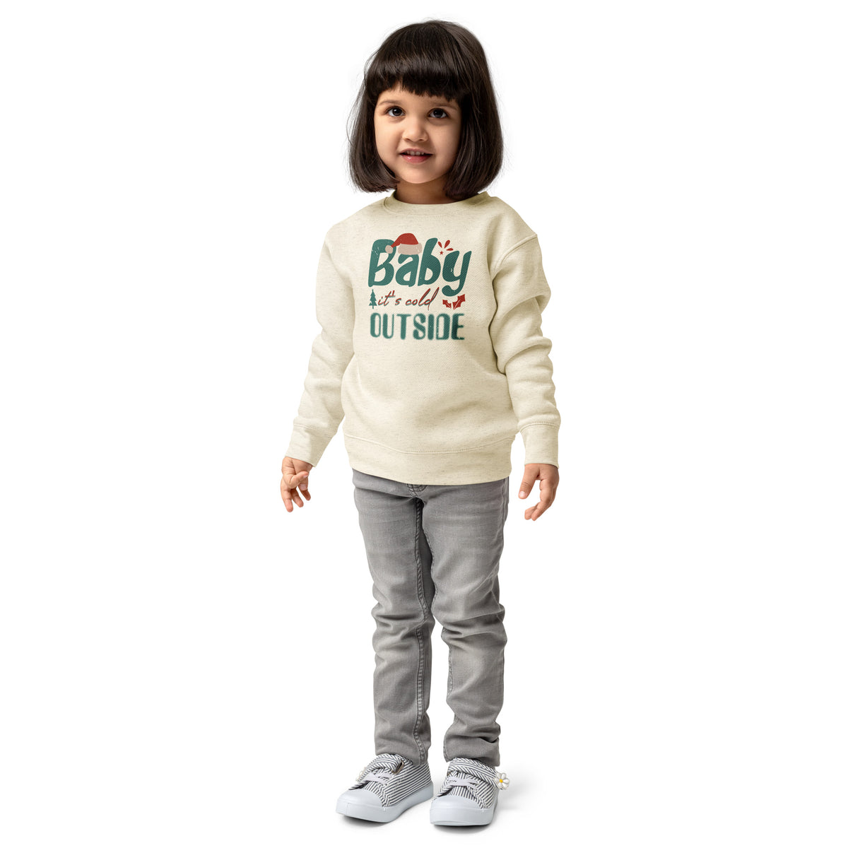Baby, It's Cold Outside Christmas Toddler Sweatshirt