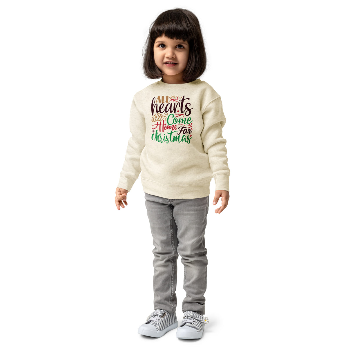 All Hearts Come Home for Christmas Toddler Sweatshirt