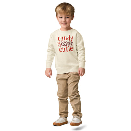 Candy Cane Cutie Christmas Toddler Sweatshirt