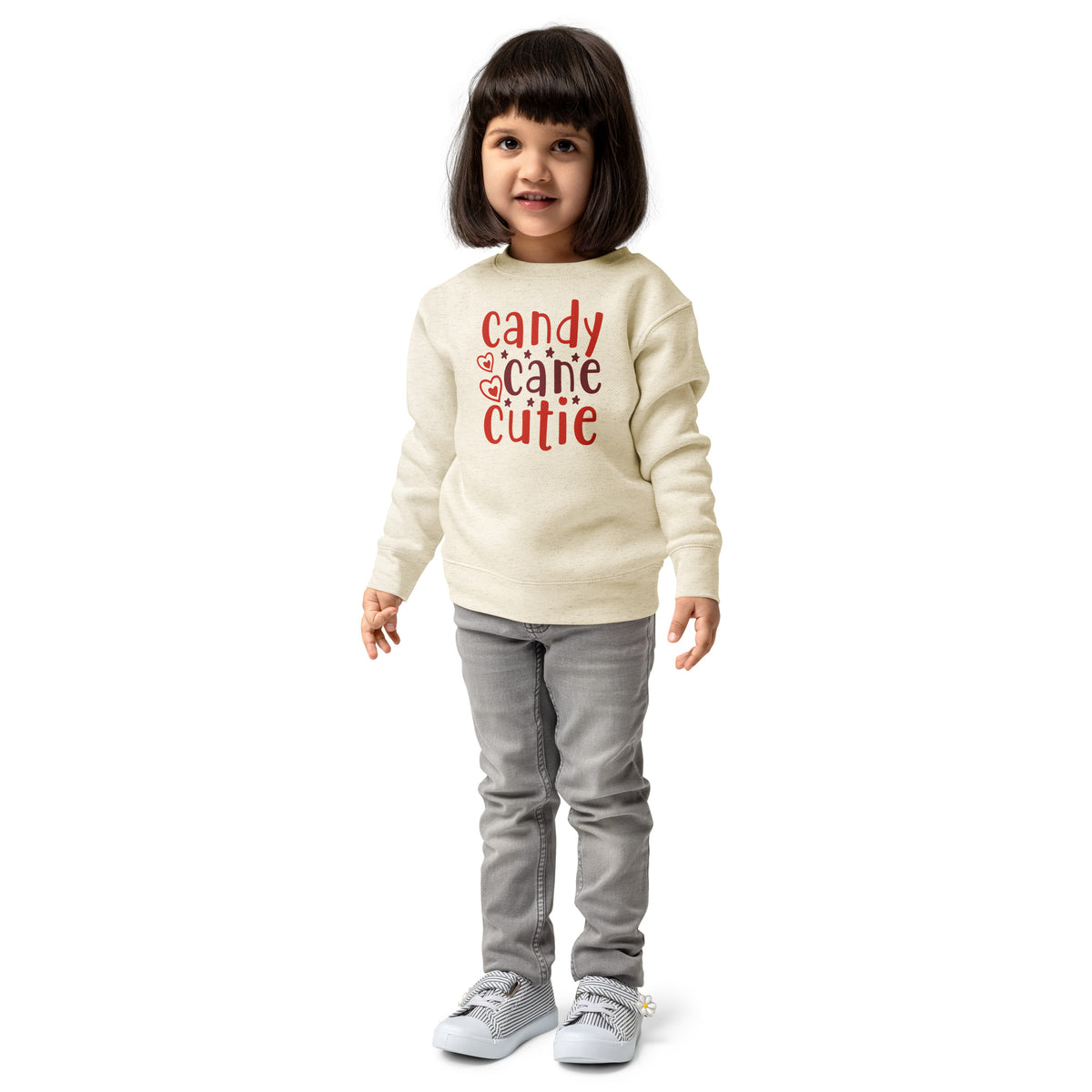 Candy Cane Cutie Christmas Toddler Sweatshirt