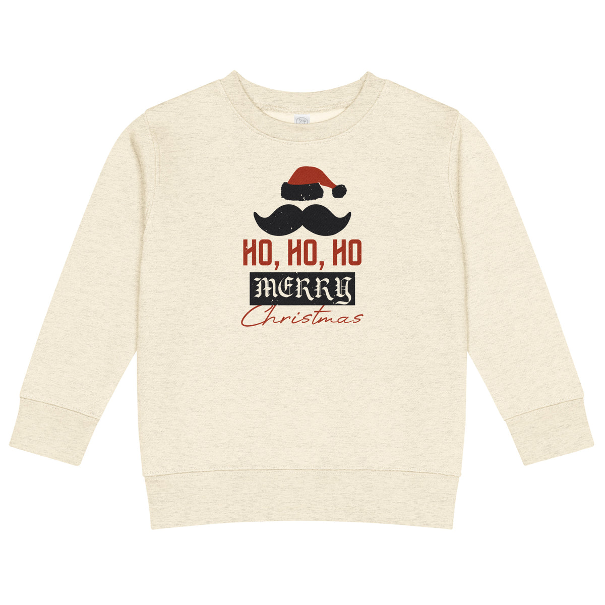 Ho Ho Ho Merry Christmas Toddler Sweatshirt