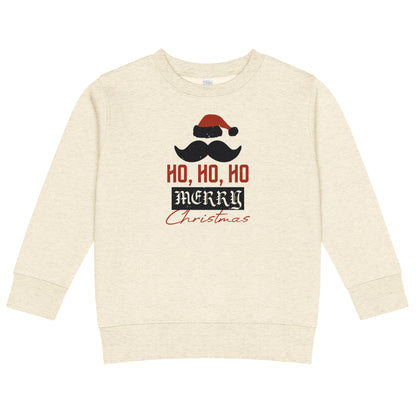 Ho Ho Ho Merry Christmas Toddler Sweatshirt