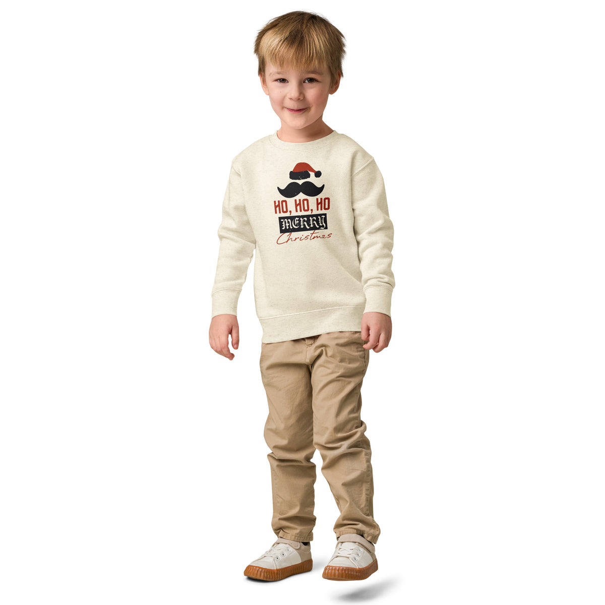 Ho Ho Ho Merry Christmas Toddler Sweatshirt
