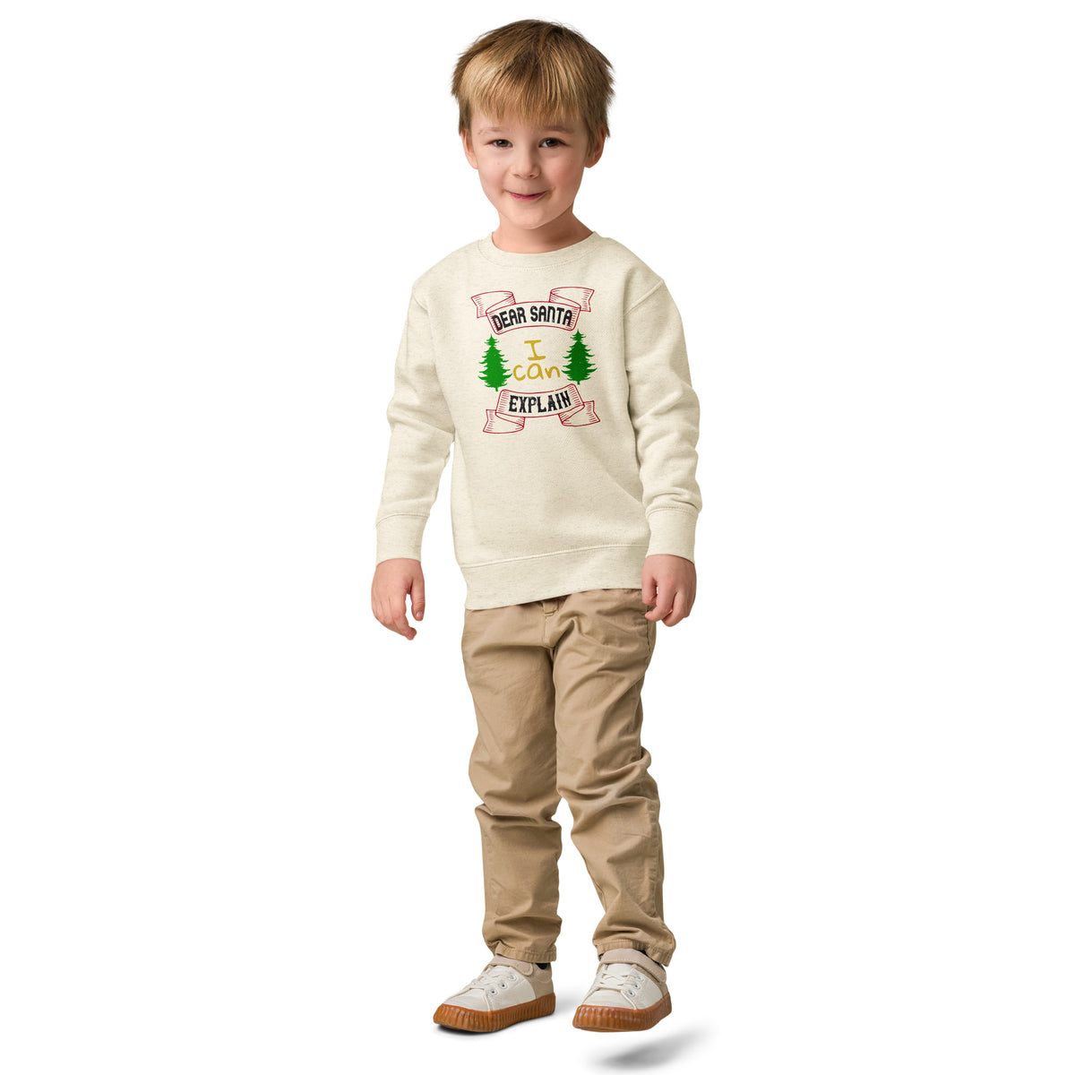 Dear Santa I Can Explain Christmas Toddler Sweatshirt