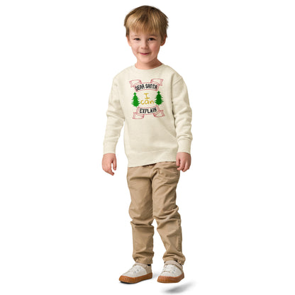 Dear Santa I Can Explain Christmas Toddler Sweatshirt