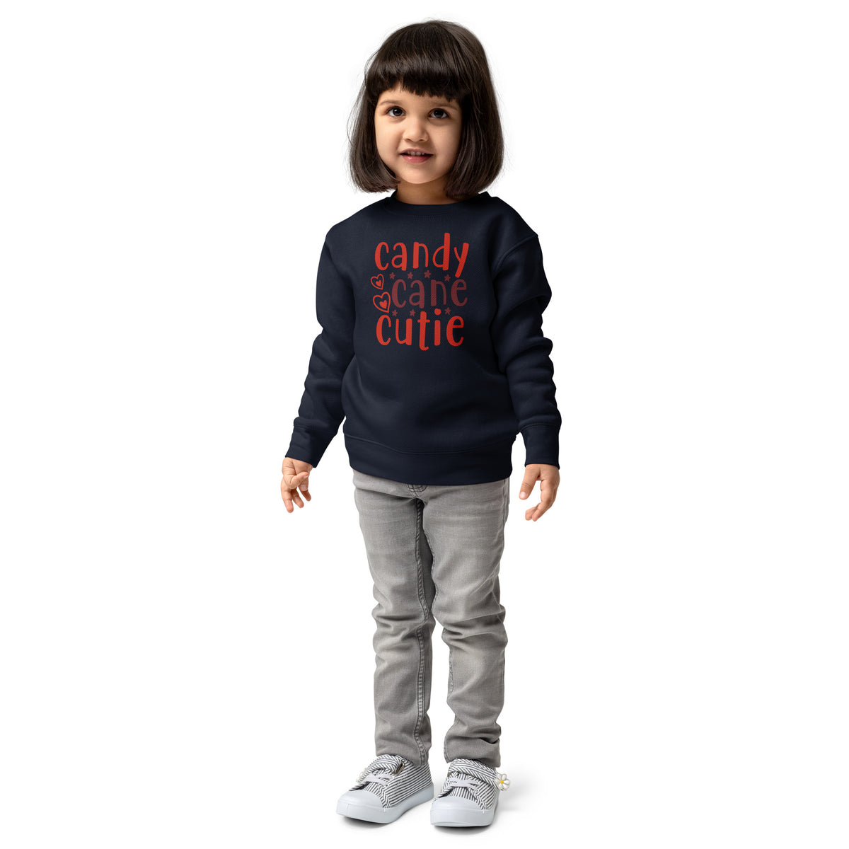 Candy Cane Cutie Christmas Toddler Sweatshirt