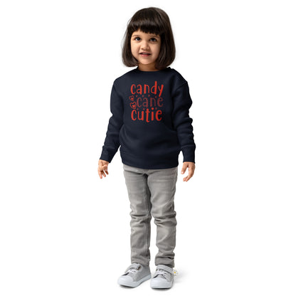 Candy Cane Cutie Christmas Toddler Sweatshirt