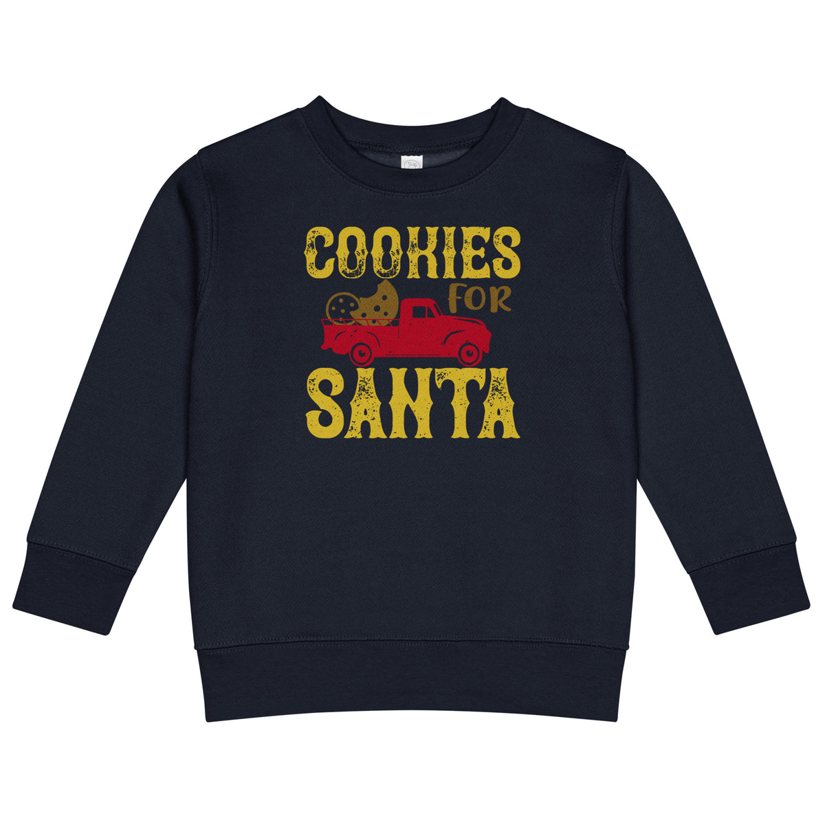 Cookies for Santa Christmas Toddler Sweatshirt