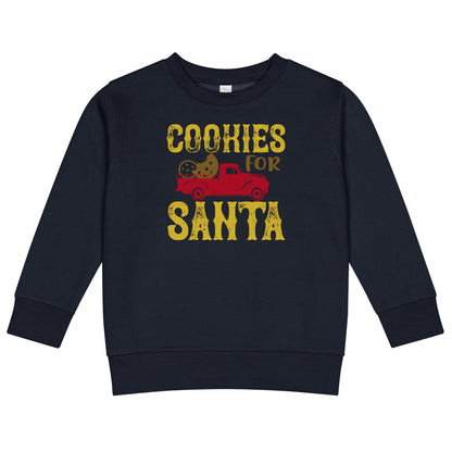 Cookies for Santa Christmas Toddler Sweatshirt