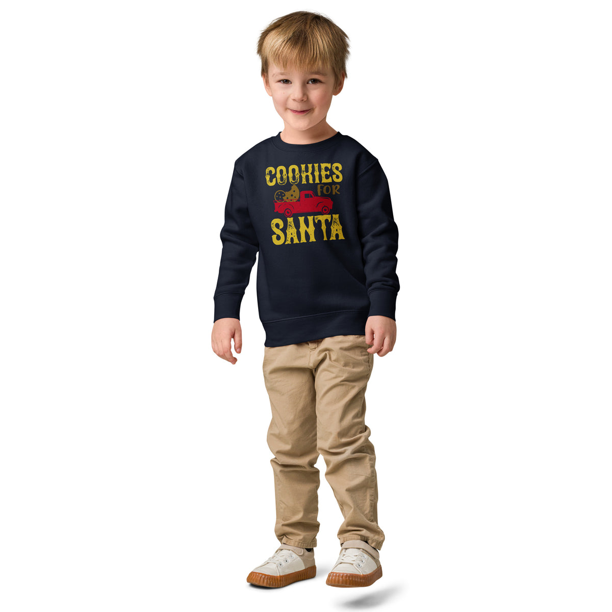 Cookies for Santa Christmas Toddler Sweatshirt