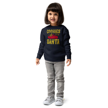 Cookies for Santa Christmas Toddler Sweatshirt