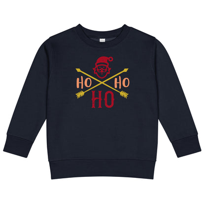 Ho Ho Ho Santa Christmas Toddler Sweatshirt