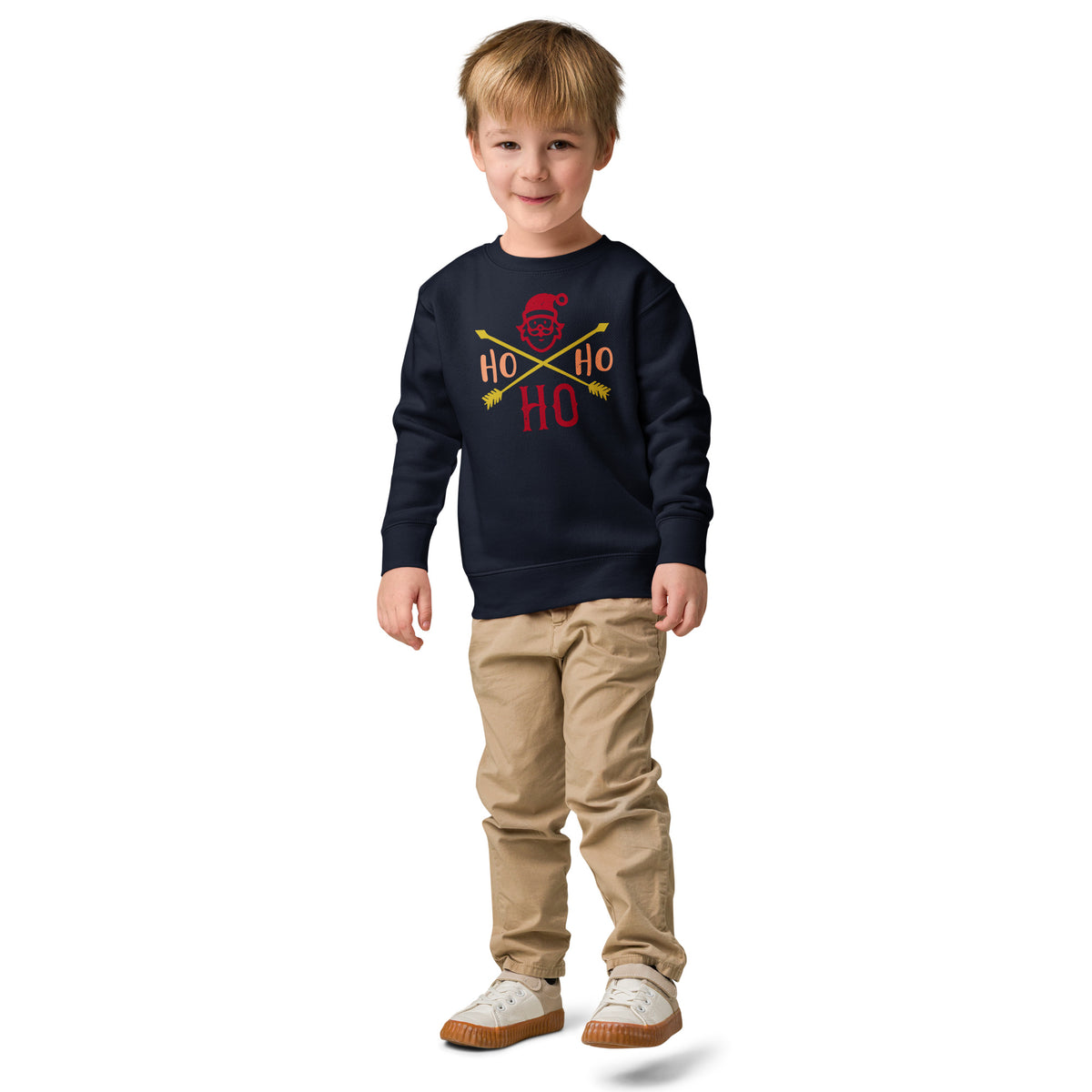 Ho Ho Ho Santa Christmas Toddler Sweatshirt