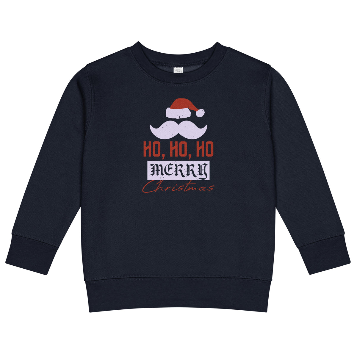 Ho Ho Ho Merry Christmas Toddler Sweatshirt