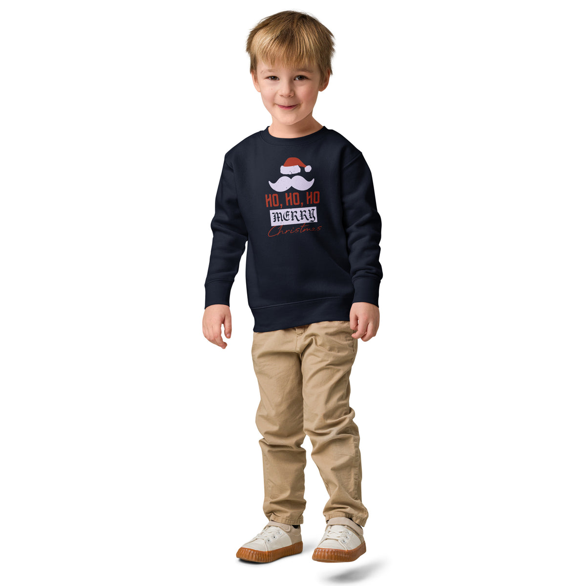 Ho Ho Ho Merry Christmas Toddler Sweatshirt