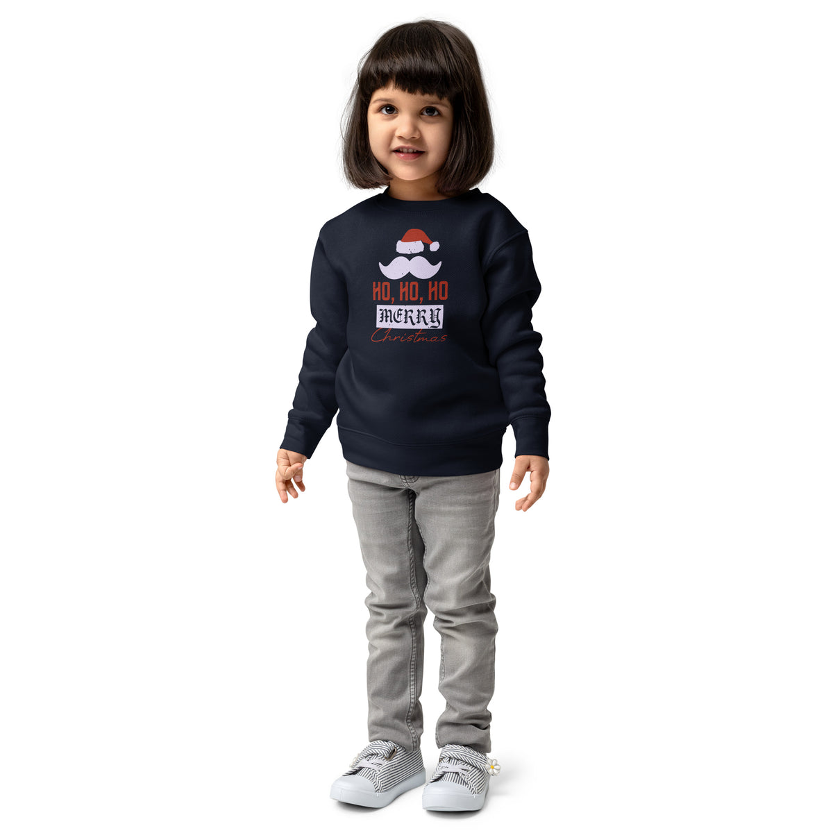 Ho Ho Ho Merry Christmas Toddler Sweatshirt