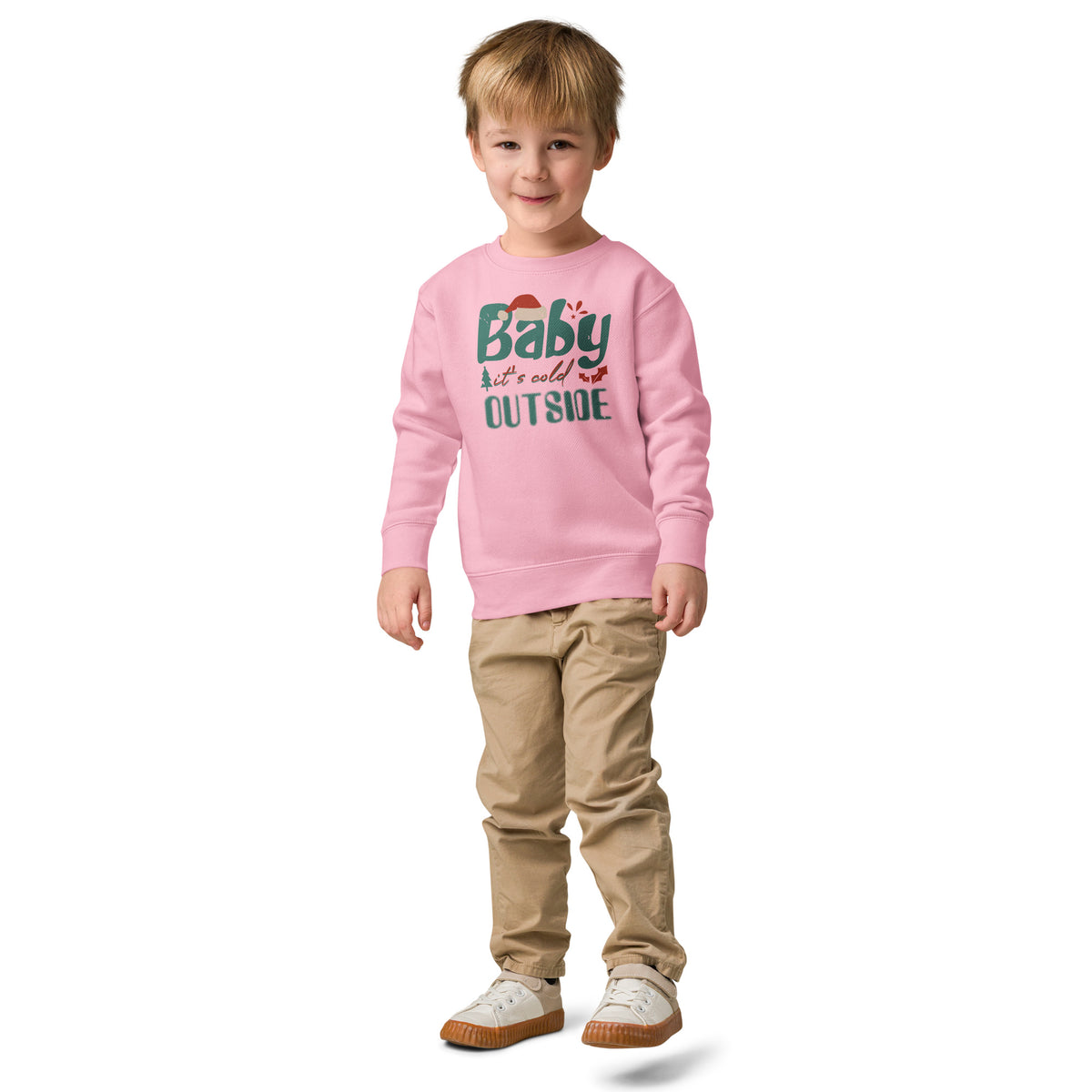 Baby, It's Cold Outside Christmas Toddler Sweatshirt