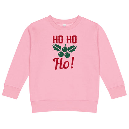 Ho Ho Ho Christmas Toddler Sweatshirt