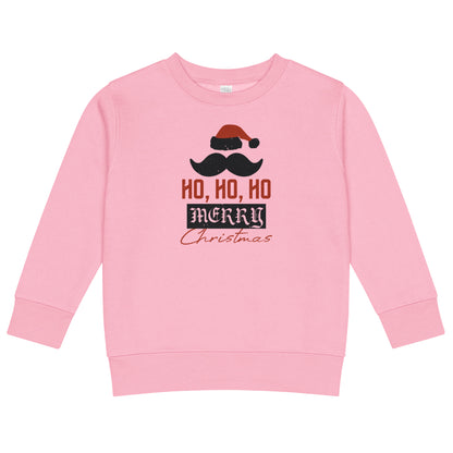 Ho Ho Ho Merry Christmas Toddler Sweatshirt