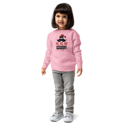 Ho Ho Ho Merry Christmas Toddler Sweatshirt