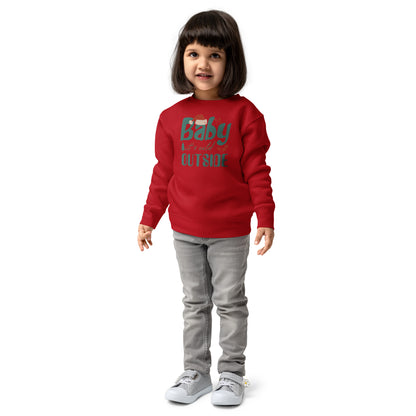 Baby, It's Cold Outside Christmas Toddler Sweatshirt