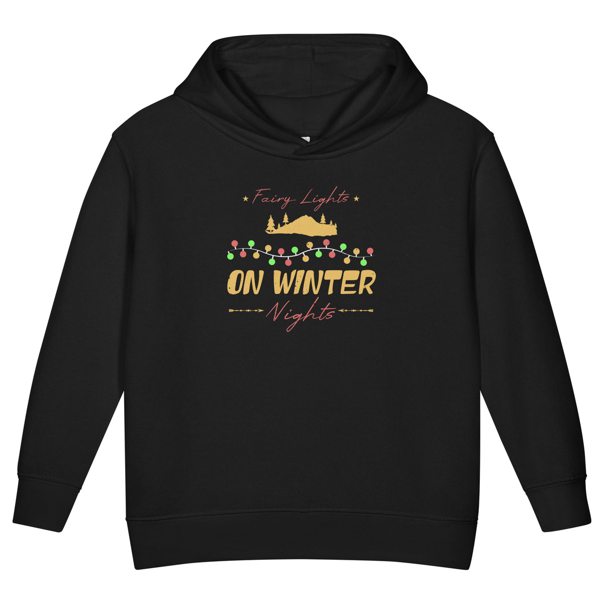Fairy Lights on Winter Nights Christmas Toddler Hoodie