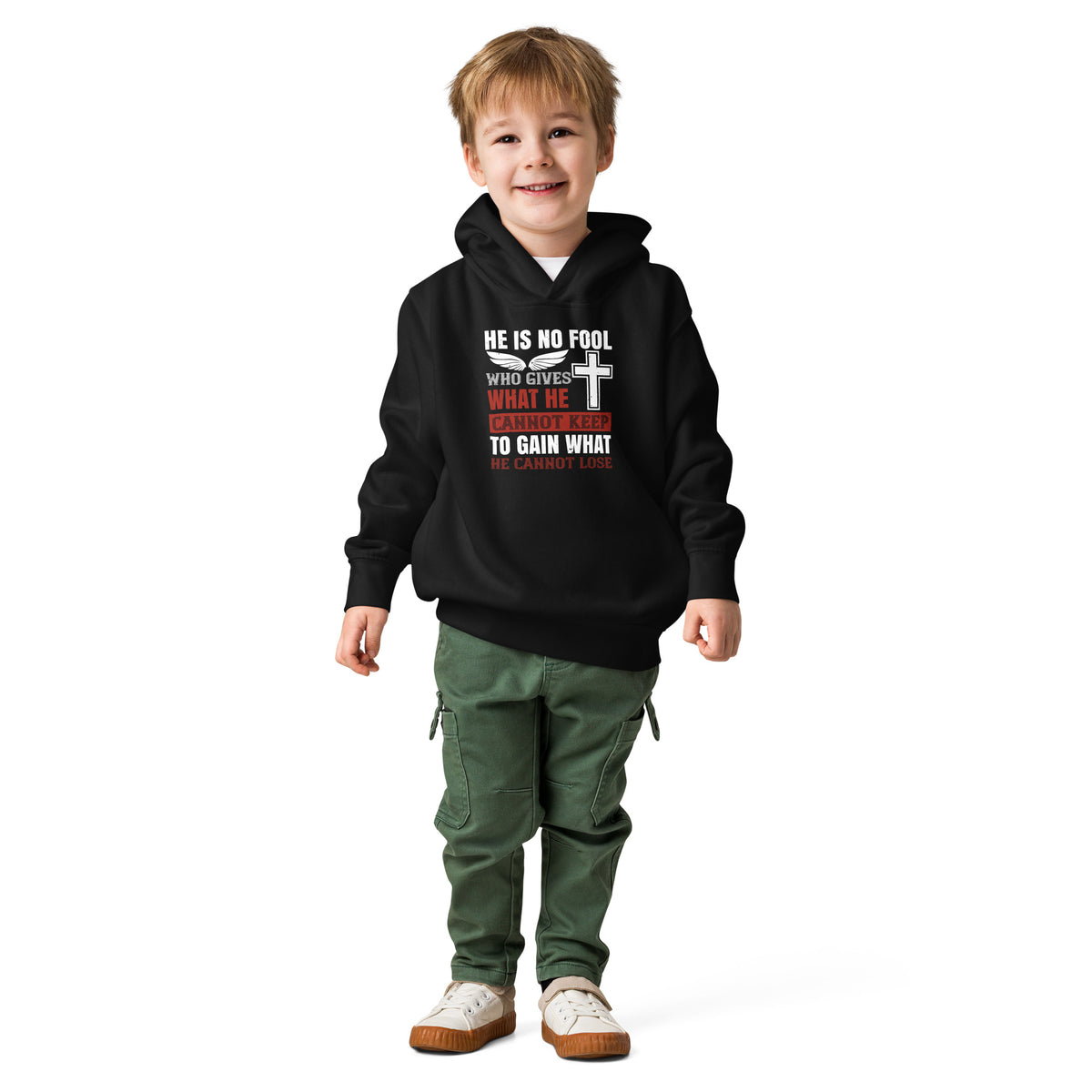 He Is No Fool Who Gives What He Cannot Keep Christian Toddler Hoodie