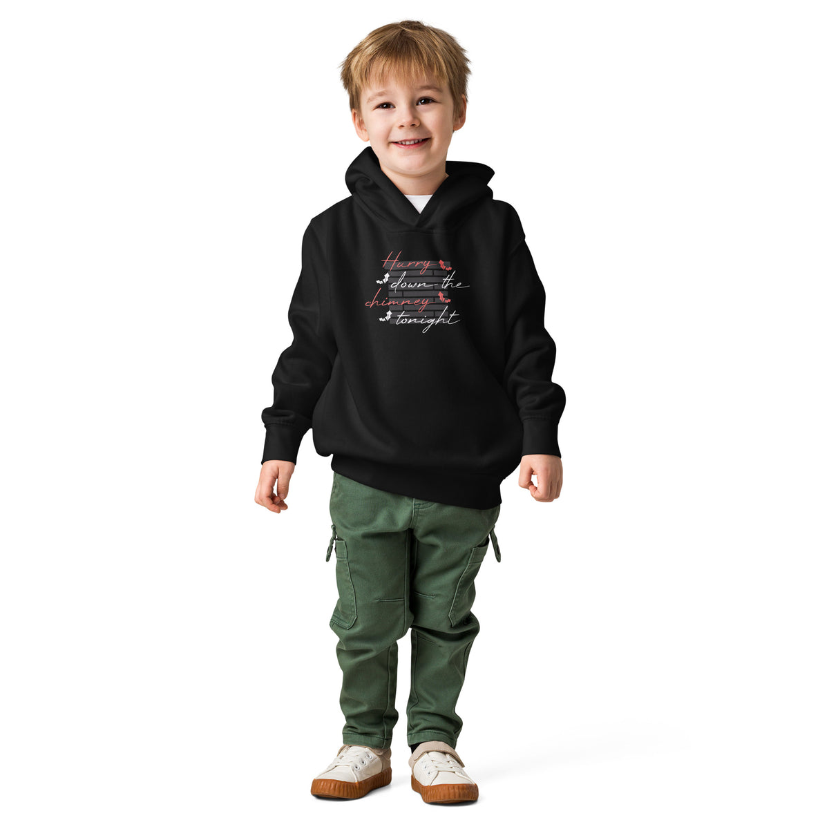 Hurry Down the Chimney Tonight Christmas Toddler Hoodie