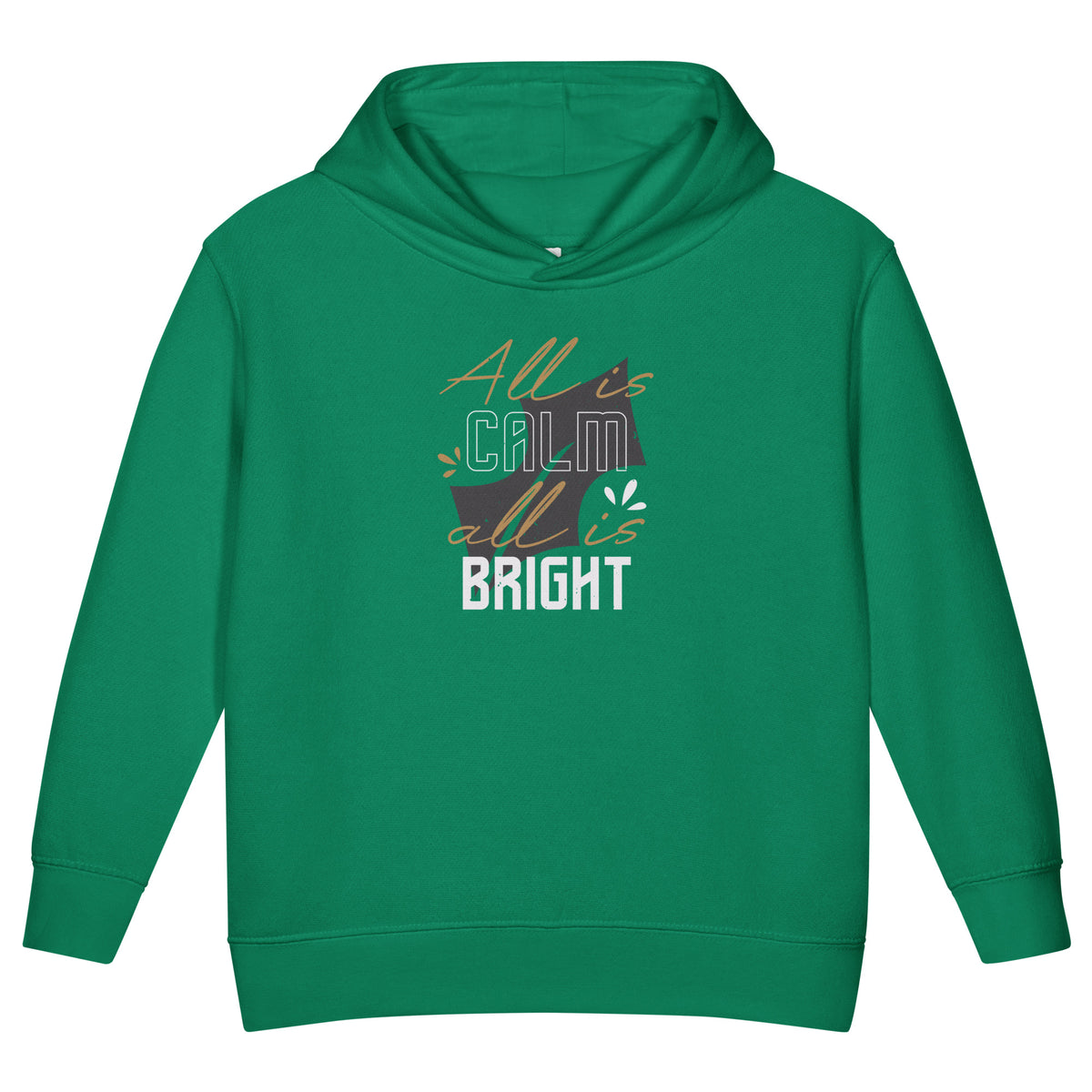 All Is Calm, All Is Bright Christmas Toddler Hoodie