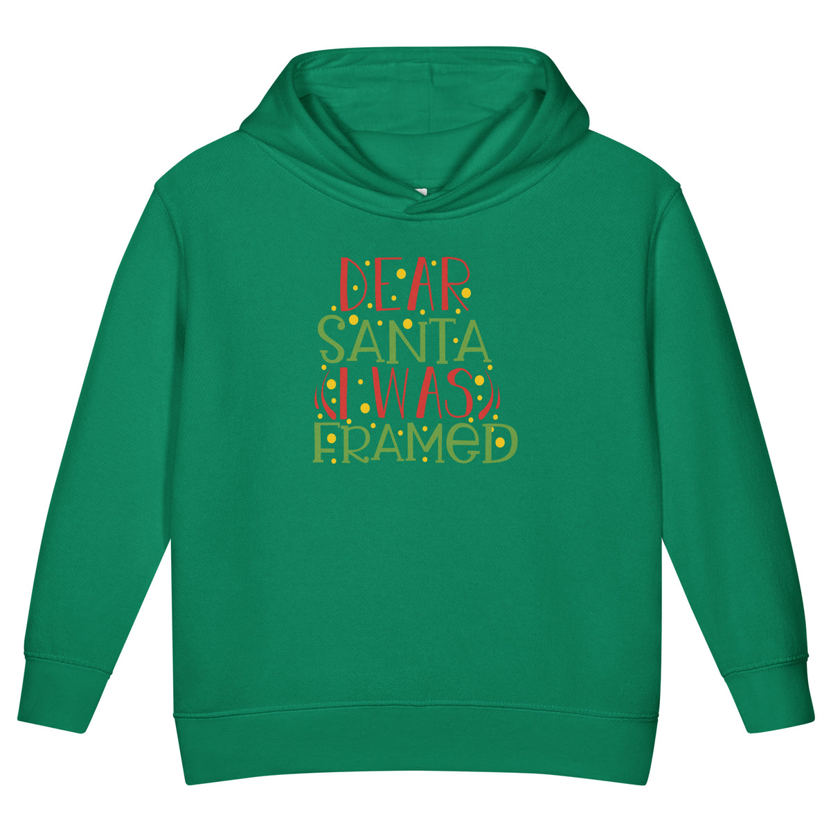 Dear Santa, I Was Framed Christmas Toddler Hoodie