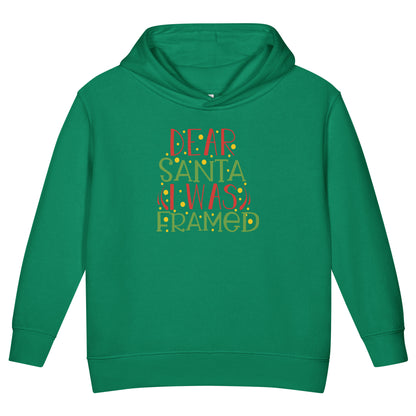 Dear Santa, I Was Framed Christmas Toddler Hoodie