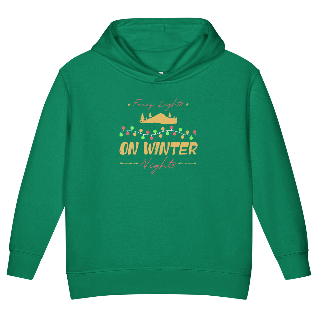 Fairy Lights on Winter Nights Christmas Toddler Hoodie