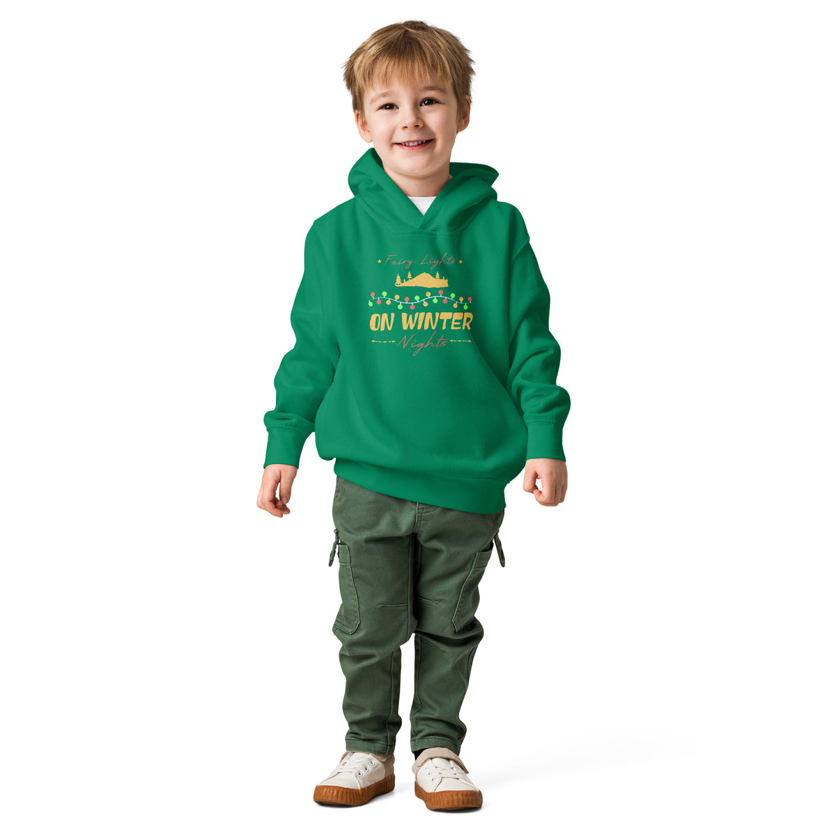 Fairy Lights on Winter Nights Christmas Toddler Hoodie