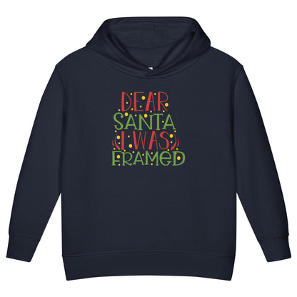 Dear Santa, I Was Framed Christmas Toddler Hoodie