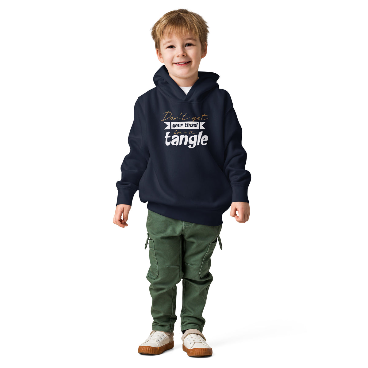 Don't Get Your Tinsel in a Tangle Christmas Toddler Hoodie